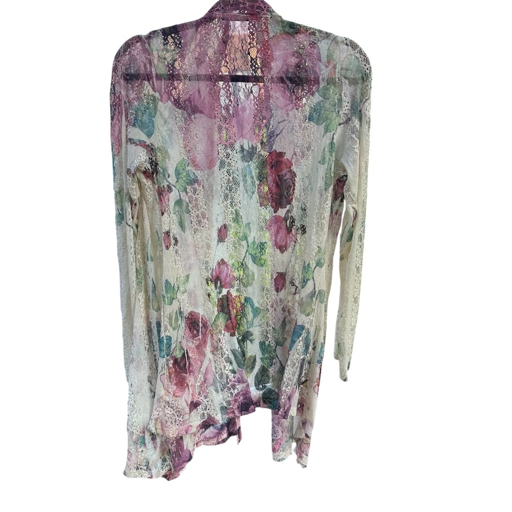 Lace Cardigan Duster by Origami